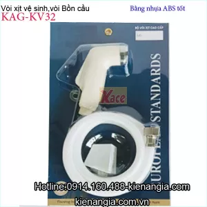 Vòi xịt vệ sinh bằng nhựa ABS tốt KAG-KV32