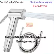 Vòi xịt vệ sinh mạ chrome sáng bóng KAG-KV36