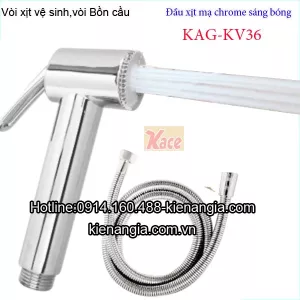 Vòi xịt vệ sinh mạ chrome sáng bóng KAG-KV36