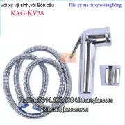 Vòi xịt vệ sinh mạ chrome sáng bóng KAG-KV38