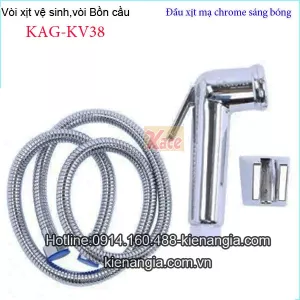 Vòi xịt vệ sinh mạ chrome sáng bóng KAG-KV38