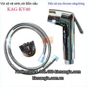 Vòi xịt vệ sinh mạ chrome sáng bóng KAG-KV40