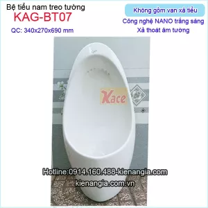 Bệ tiểu nam treo tường đẹp KAG-BTN07