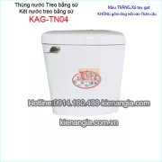 Thùng nước treo bằng sứ tay gạt giá rẻ KAG-TN04