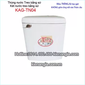 Thùng nước treo bằng sứ tay gạt giá rẻ KAG-TN04