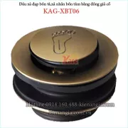 Xả đạp bồn tắm bằng đồng giả cổ KAG-XBT06