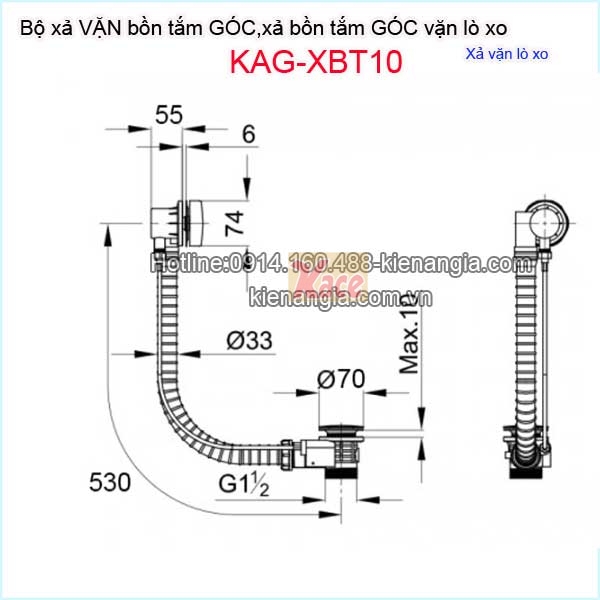 KAG-XBT10-Bo-xa-van-bon-tam-goc-lo-xo-bang-nhua-KAG-XBT10-TSKT