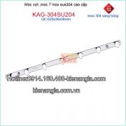 Móc Tovashu 7 inox sus304,móc vợt KAG-304SU204