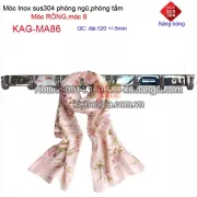 Móc áo rồng,móc 8 inox 304 bóng KAG-MA86