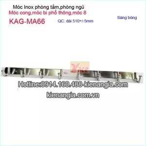 Móc áo 8,móc vât dụng đầu bi tròn giá rẻ KAG-MA66