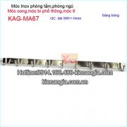 Móc áo 9,móc vât dụng đầu bi tròn giá rẻ KAG-MA67