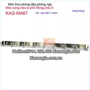 Móc áo 9,móc vât dụng đầu bi tròn giá rẻ KAG-MA67