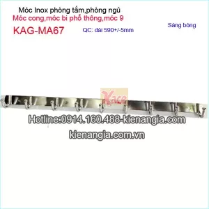 Móc áo 9,móc vât dụng đầu bi tròn giá rẻ KAG-MA67