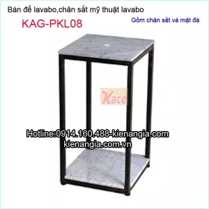 Bàn vuông,kệ sắt mỹ thuật,chân đỡ lavabo KAG-PKL08