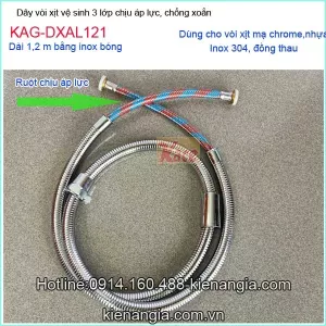 Dây xịt vệ sinh chịu áp lực dài 1200 KAG-DXAL121