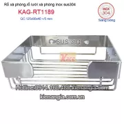 Rổ lưới xà phòng inco sus304 sáng bóng KAG-RT1189