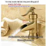 Vòi lavabo đồng giả cổ KAG-DCV04