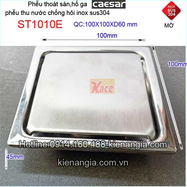 ST1010E-Thoat-san-Caesar-inox-phong-tam-kieng-chong-hoi-10x10xD60-st1010E-TSKT