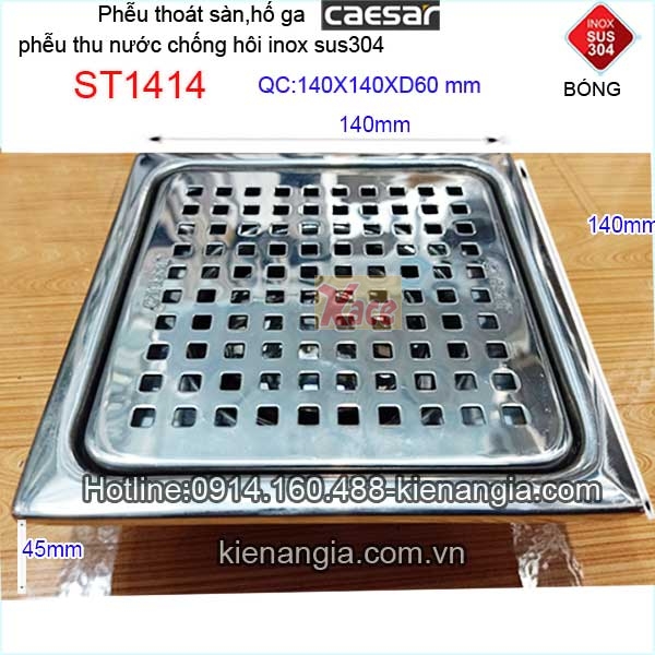 ST1414-Thoat-san-Caesar-inox-chong-hoi-14x14xD60-ST1414-TSKT