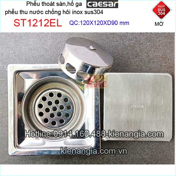 ST1212EL-Pheu-Thoat-san-phong-tam-Caesar-inox-chong-hoi-12x12xD90-ST1212EL-1