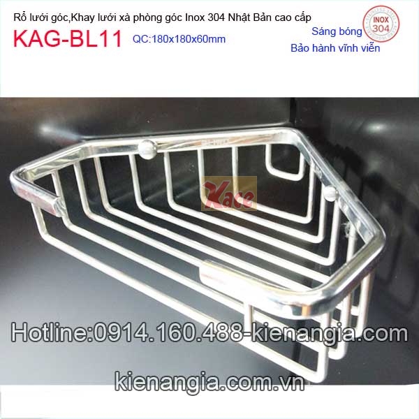 KAG-BL11-Khay-luoi-xa-phong-goc-inox-sus304-Nhat-Ban-KAG-BL11-1