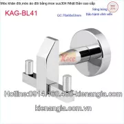 Móc khăn đôi khách sạn inox sus304 Nhật Bản KAG-BL41