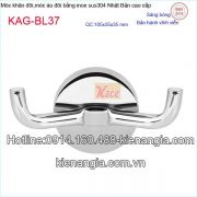 Móc khăn đôi inox sus304 Nhật Bản KAG-BL37