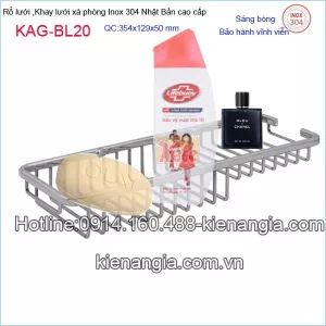 Khay lưới xà phòng inox Nhật Bản KAG-BL20