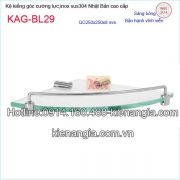Kệ kiếng góc cường lực KAG-BL29