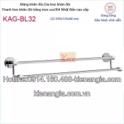 Thanh treo khăn đôi inox Nhật Bản KAG-BL32