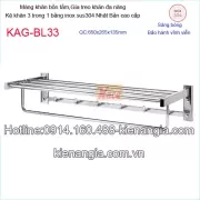 Máng khăn bồn tắm inox Nhật Bản KAG-BL33