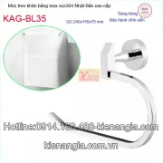 Móc khăn ,vòng treo khăn inox Nhật Bản KAG-BL35