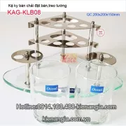 Kệ ly đôi,kệ bàn chải góc đặt bàn KAG-KLB08