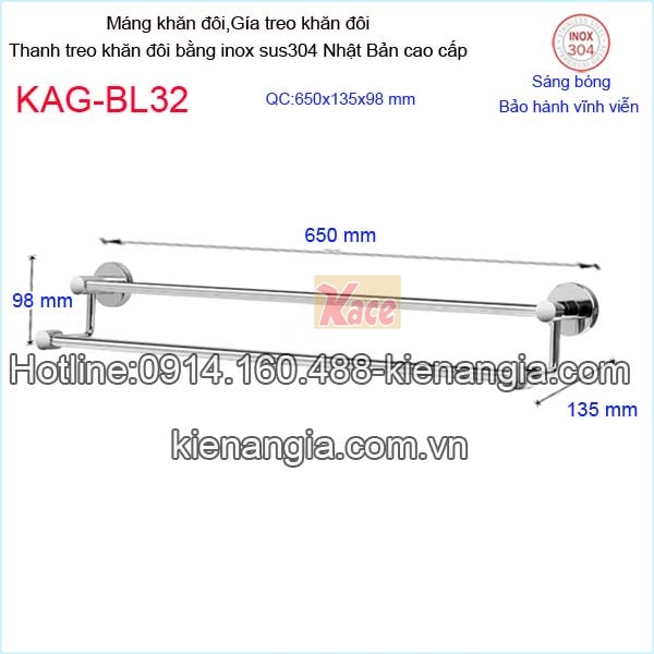 KAG-BL32-Thanh-treo-khan-doi-Bliro-Inox-sus304-KAG-BL32-TSKT