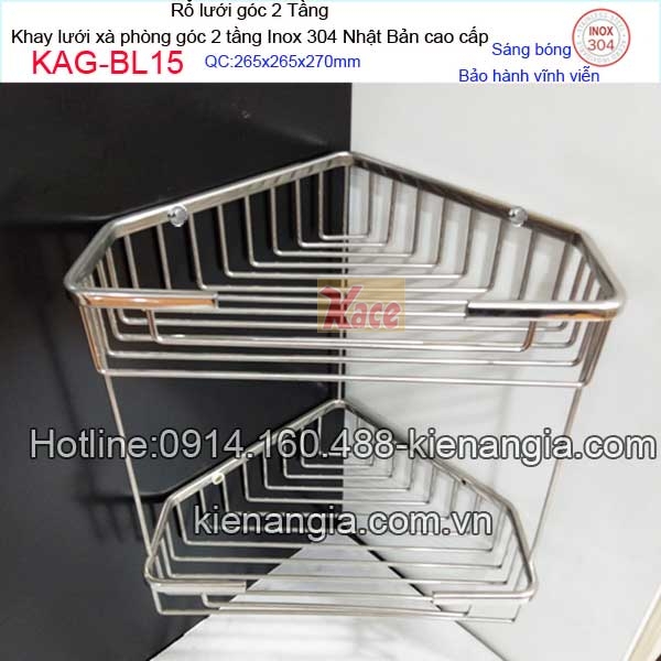 KAG-BL15-Ro-luoi-goc-2-Tang-khay-luoi-xa-phong-goc-inox-sus304-Nhat-Ban-KAG-BL15-5