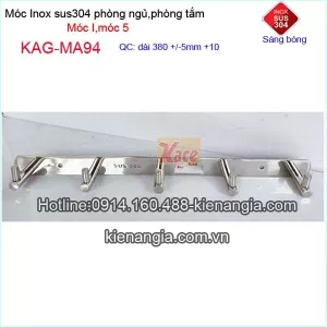 Móc I5,móc đinh 5 bằng inox 304 bóng KAG-MA94