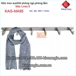 Móc đinh ,móc 6I bằng sus304 bóng KAG-MA95