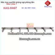 Móc đinh 8,móc 8 inox 304 bóng KAG-MA97
