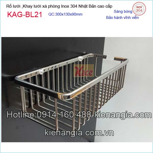 KAG-BL21-Ke-ro-luoi-xa-phong-inox-sus304-Nhat-Ban-KAG-BL21