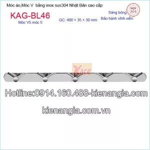 Móc V5,móc áo inox 304 Nhật bản KAG-BL46