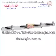 Móc I4,móc đinh 4,móc áo inox 304 Nhật bản KAG-BL51