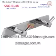 Móc V2,móc áo inox 304 Nhật bản KAG-BL48