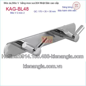 Móc V2,móc áo inox 304 Nhật bản KAG-BL48