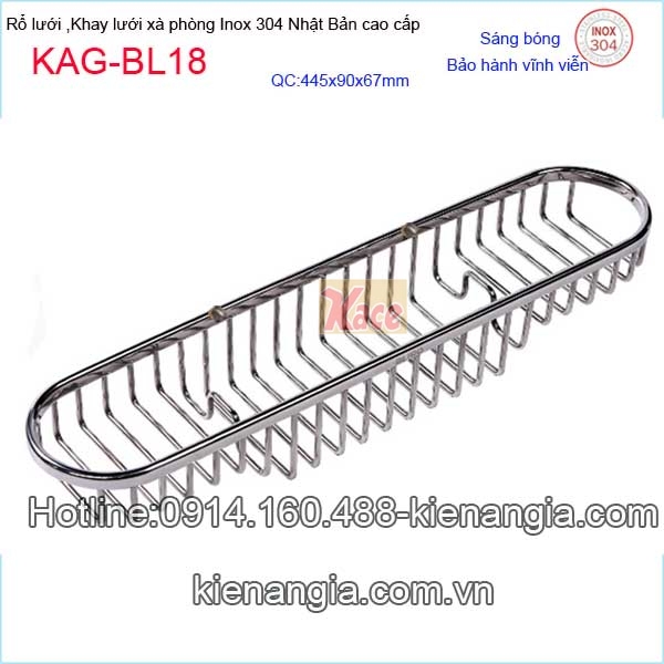 KAG-BL18-Khay-luoi-xa-phong-phong-tam-inox-sus304-Nhat-Ban-KAG-BL18