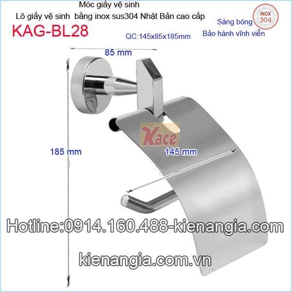 KAG-BL28-Moc-giay-ve-sinh-inox-sus304-Nhat-Ban-Bliro-KAG-BL28-tskt