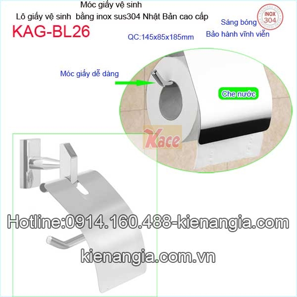 KAG-BL26-Moc-giay-ve-sinh-inox-sus304-Nhat-Ban-Bliro-KAG-BL26-3