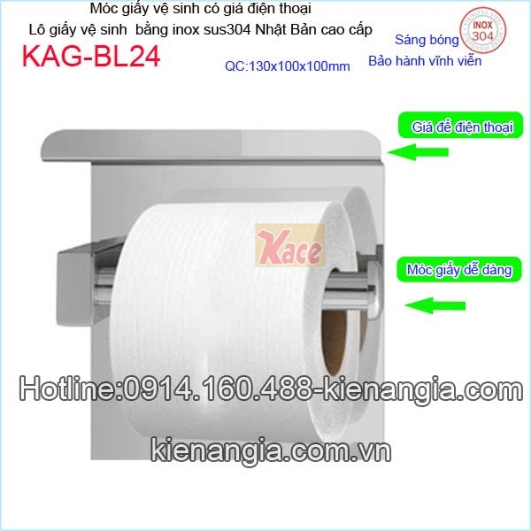 KAG-BL24-Moc-giay-ve-sinh-de-dien-thoai-inox-sus304-Nhat-Ban-Bliro-KAG-BL24-4