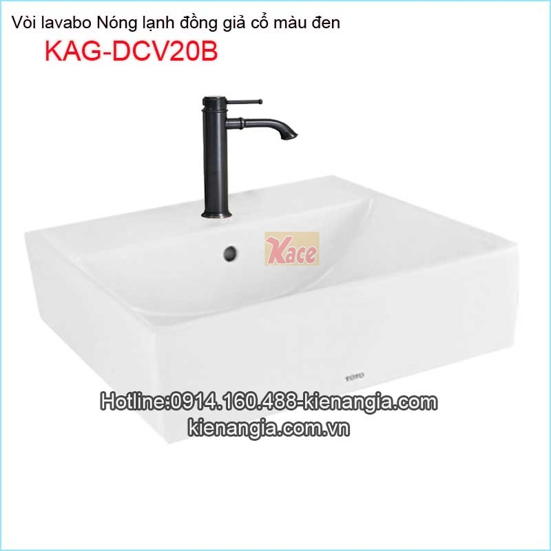 Voi-lavabo-nong-lanh-dong-gia-co-mau-den-KAG-DCV20B