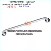 Thanh tay vịn inox phòng tắm Caesar-GB131V