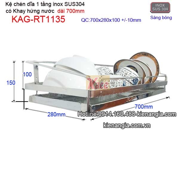 KAG-RT1135-Ke-1-tang-chen-dia-co-khay-hung-nuoc-700-sus304-re-KAG-RT1135-TSKT